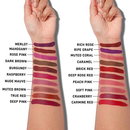 Image of MyGlamm POSE HD Lipstick-Ripe Grape (Purple)-4 gm | Matte Lipstick | Enriched with Moringa oil & Vitamin E | Long-lasting & Moisturising