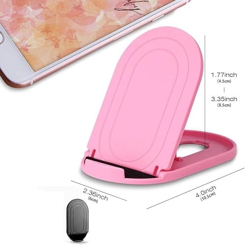 Vista 3 de Soporte plegable de viaje para escritorio compatible con Lively Jitterbug Smart3