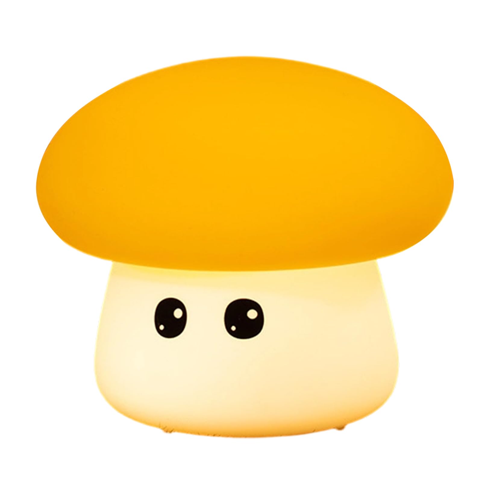 Elnwnnkc Mushroom Night Light Silicone Bedside Lamp Silicone Texture Bedside Light Suitable for Children Bedroom Home Adjustable Brightness Nursery Nightlight