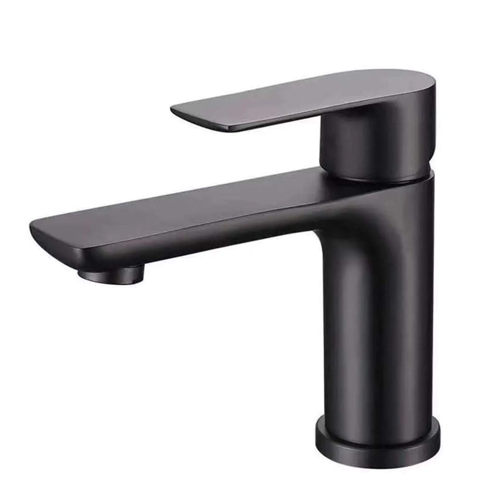 Robinet de lavabo monotrou en acier inoxydable à double commande thermique fluide