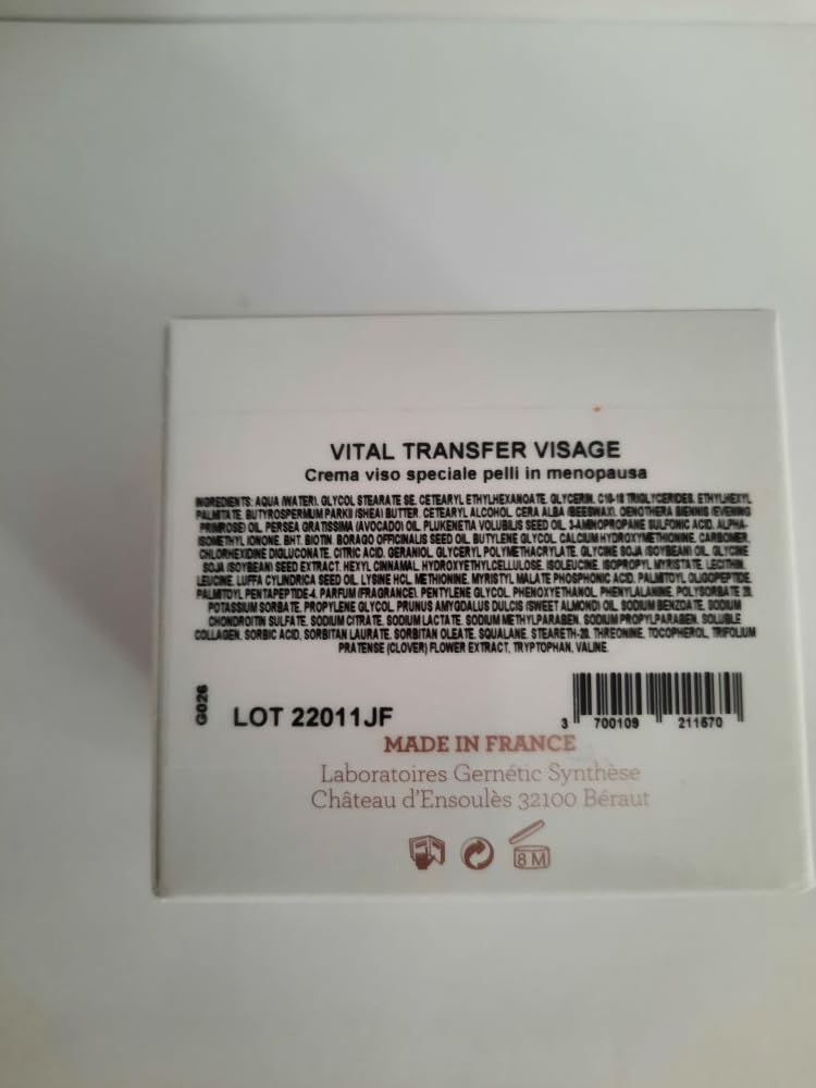 Vital Transfer Visage. Crema Facial Hormocéutica - GERNETIC