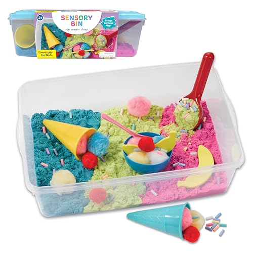 Creativity for Kids Sensory Bin: Ice Cream Shop Playset -...