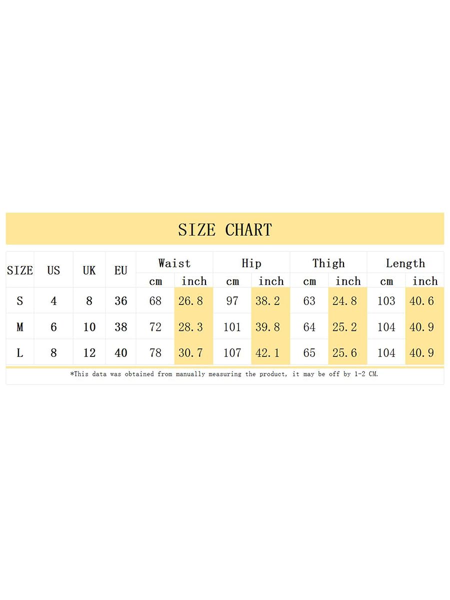 FeMereina Pantalon cargo gothique baggy pour femme - Taille haute - Pantalon cargo Y2K avec poche ample - Jambe droite et large