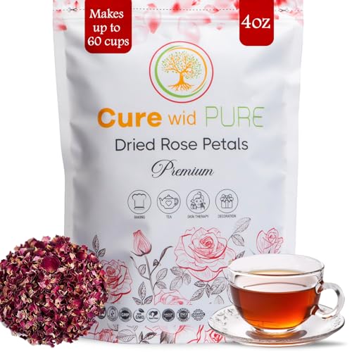 Pure Dried Rose Petals | Pure Edible & Organic Dried Roses