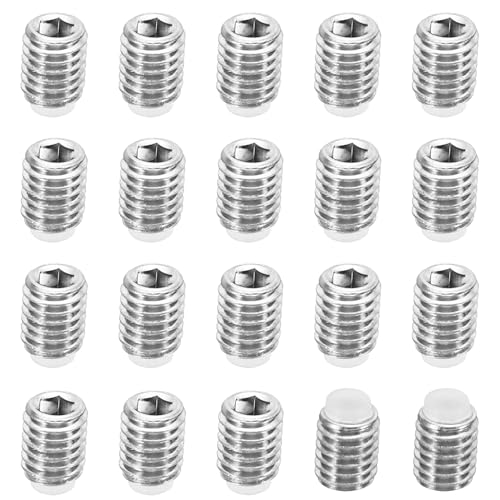 PATIKIL M5x6mm Nylon Tip Grub Screw