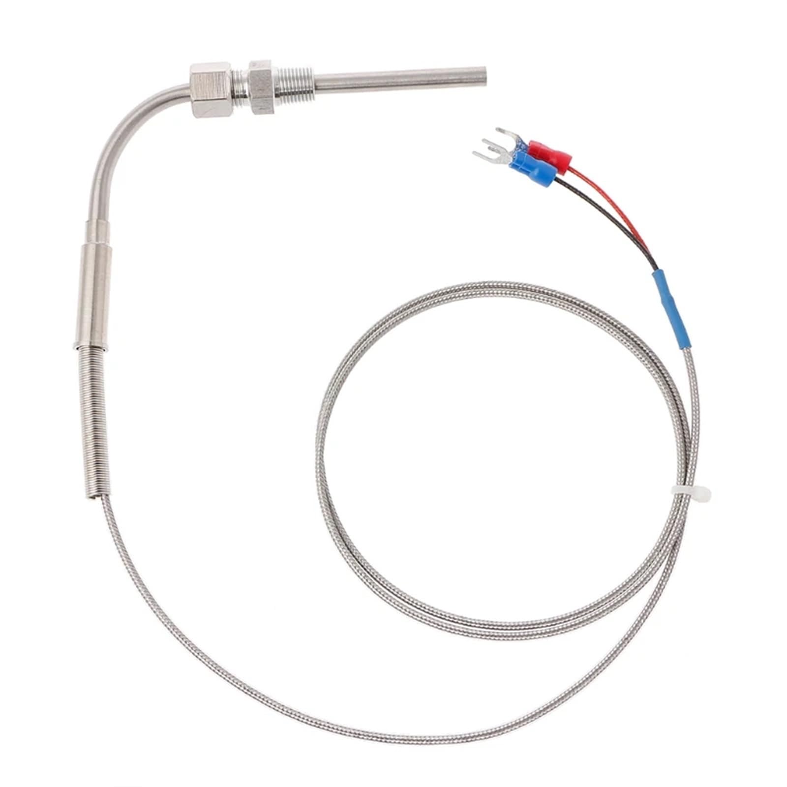 PXQCHAVLN 100~1250°C Stainless Steel EGT Temperature Sensors Thermocouple K Type For Motor Exhaust Gas Temp Probe 1m/2m/for 3m/4m/5m(1M)