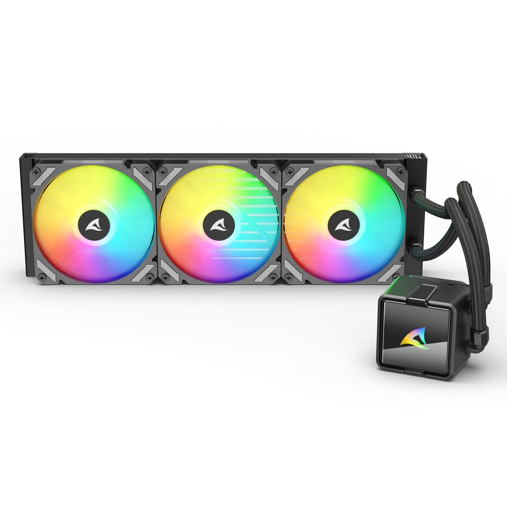 Sharkoon S60 ARGB AIO Black, raffreddamento ad acqua