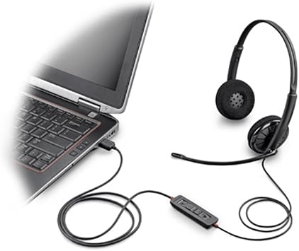 Plantronics 85619-101 Black Wire C320,M , Wired Headset , On- Ear , Gray