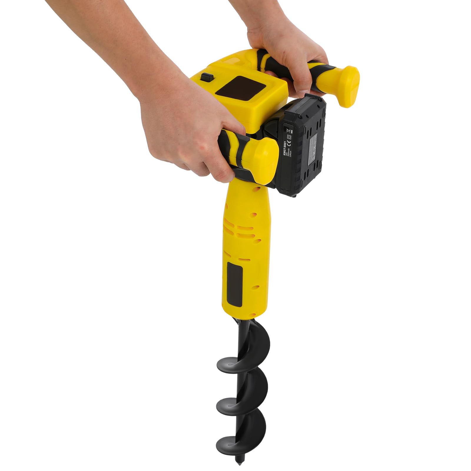 Trapano elettrico senza fili, 350 W, 550 rpm, macchina per scavo elettrico, per scavare e preparare, per frutteti, parchi, vivai