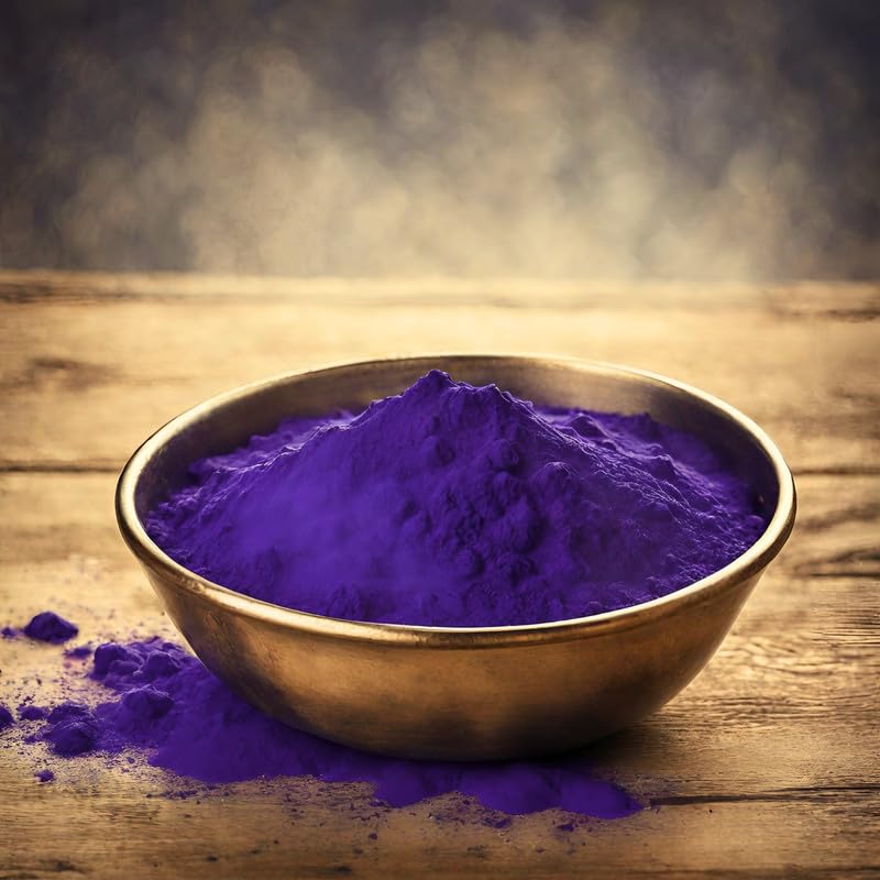 Image of Herbal and Organic Holi Colors | Eco Friendly | Purple Color 200gm | Natural and Skin-Friendly Gulal | Handmade and Non-Toxic | Holi Ke Rang | Holi Celebration | Stain Free