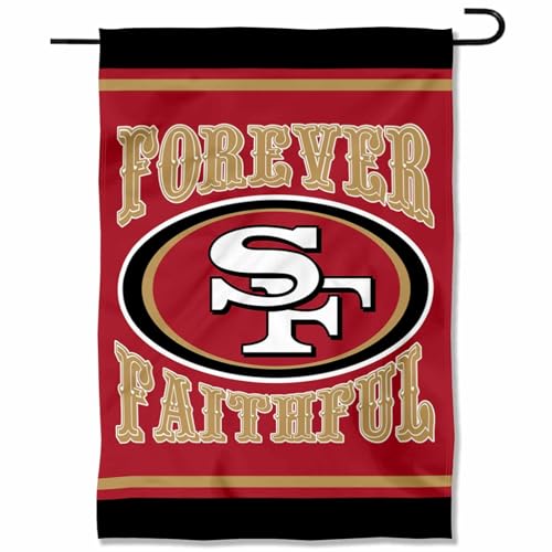 San Francisco 49ers Forever Faithful Yard Garden Banner Flag