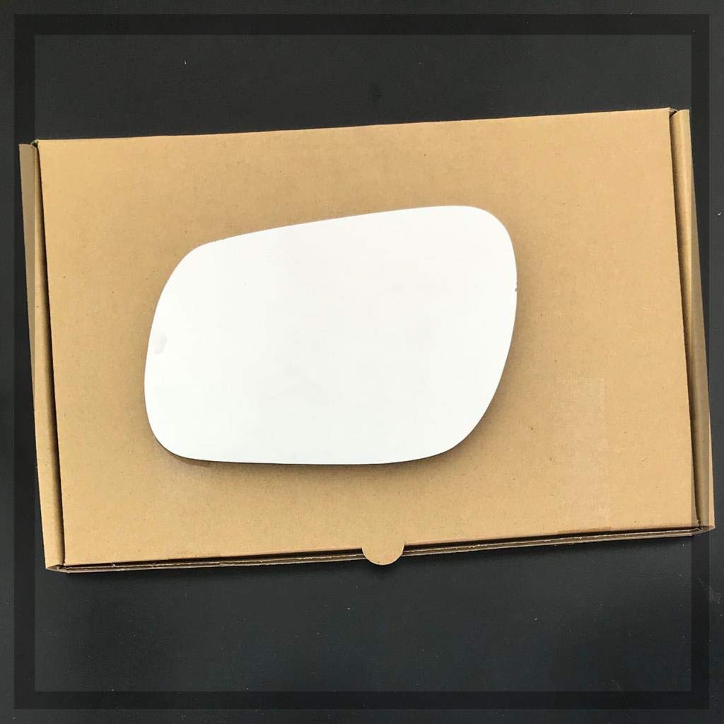 Stick on Wing Mirror Glass fits Mazda 2 Reg 2003 to 2007 Left Passenger Side