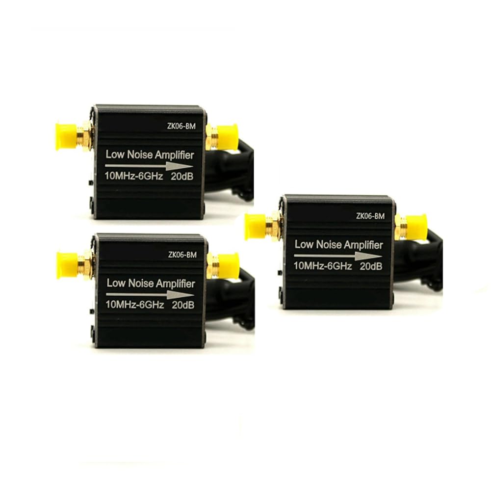3 Juegos de Amplificadores de Bajo Ruido Serie ZK06-BM, 100 KHz-6 GHz, 20 DB, Módulo Preamplificador de Potencia de Alta Ganancia
