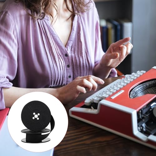 BOHUIZ 2 Stück Farbband Schreibmaschine, Doppelpack Schreibmaschinenband Nylon Typewriter Farbband Kompatibel Modellen DIN 2103 32755(Schwarz)