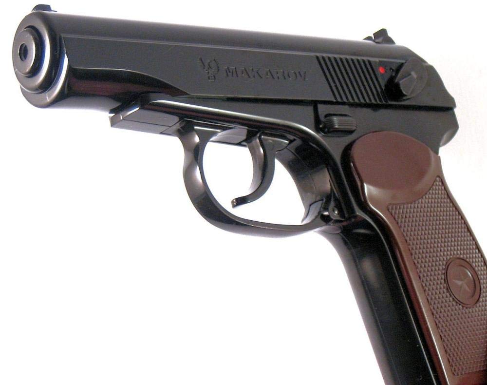 Ekommur. Legendy Makarov UX| Pistolet półautomatyczny na śrut 4,5mm (Steel BB's Balls) + teczka + śrut i CO2