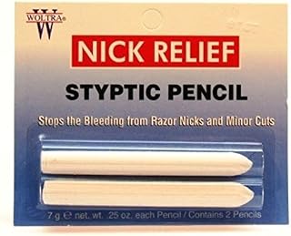 Nick Relief Styptic Pencil Twin Pack (Blister) (3 Pack)