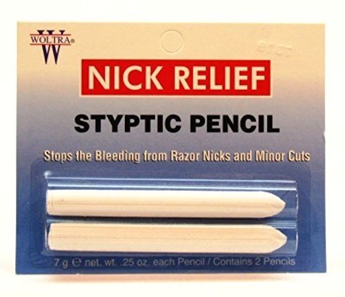 Nick Relief Styptic Pencil Twin Pack (3 Pack) #TOP1