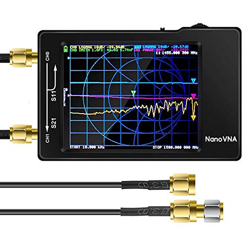 Elikliv「最新進化版」アンテナネットワー クアナライザNanoVNA 50KHz-1.5GHz 2.8インチLCDデジタルディスプレイタッチスクリーン短波MF HF VHF UHFアナライザ定在波 DIY Elikliv「最新進化版」アンテナネットワー クアナライザNanoVNA 50KHz-1.5GHz 2.8インチLCDデジタルディスプレイタッチスクリーン短波MF HF VHF UHFアナライザ定在波 DIY