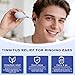 Ear Pressure Relief Suction Device, Tinnitus Relief for Ringing Ears, Portable & Effective Ear Pressure Reliever Device, Ideal for Flying, Reduces Tension with 3 Sizes of Earbuds