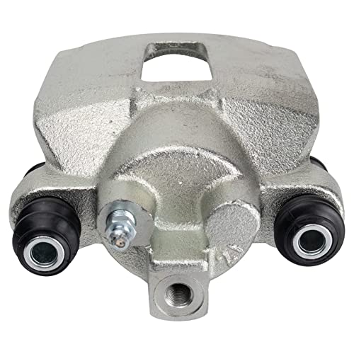 Image of TRQ Rear Driver and Passenger Side Brake Caliper Set Caliper Brackets Hardware Compatible with 94-98 Jeep Grand Cherokee