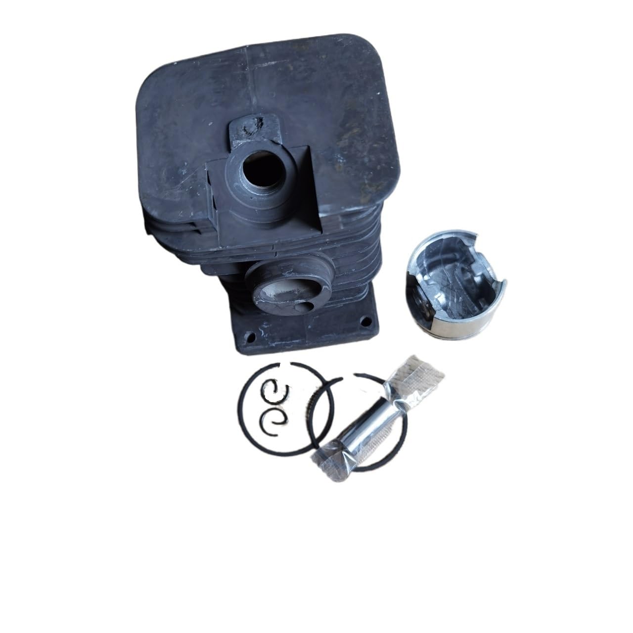 Kit de pistón y Cilindro Compatible con Motosierra 018 MS180 MS180C 38 mm OEM 11300201208. Piezas de Repuesto.