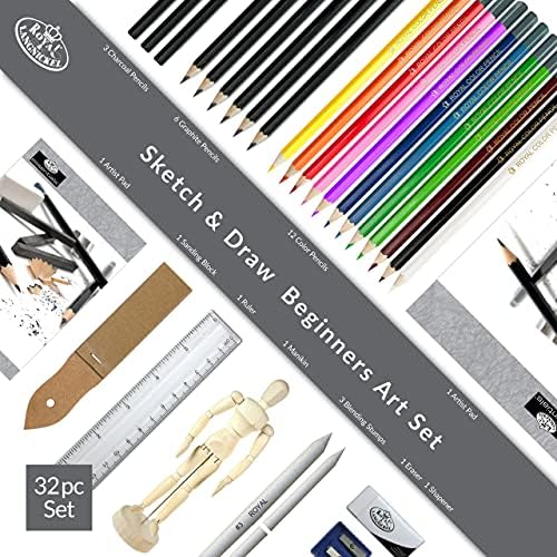 Royal and Langnickel Beginners Sketching and Drawing Set