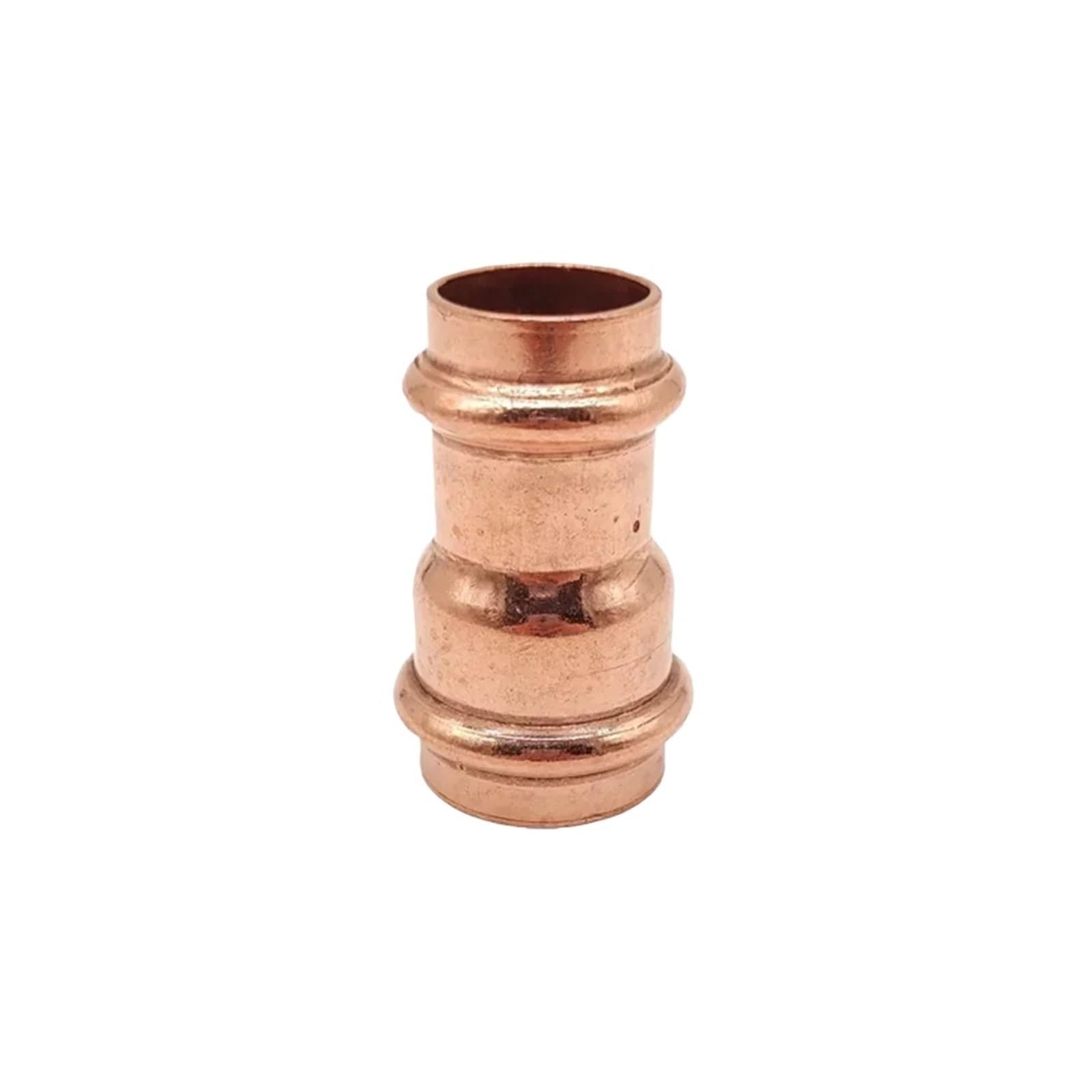 Złączki do rur ciśnieniowych miedziane o średnicy wewnętrznej 15-54 mm z podwójnym zaciskiem, bezpośrednie złącze do rur wodnych w kształcie litery V z zaciskiem ciśnieniowym(ID42mm ID35mm)