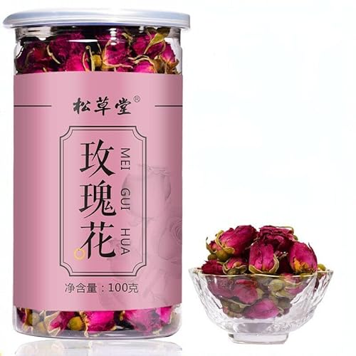 100g De Té De Rosas Enlatado Té De Flores De Rosas Orgánico Ping Yin Mei Gui Bebida Floral Relajante Con Aroma a Rosa Roja Para Postres Horneados Excipientes 100g De Té De Rosas Enlatado Té De Flores De Rosas Orgánico Ping Yin Mei Gui Bebida Floral Relajante Con Aroma a Rosa Roja Para Postres Horneados Excipientes