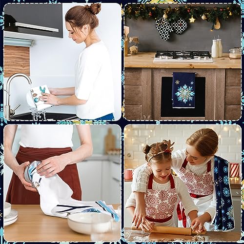 Torchons de cuisine en microfibre douce anti-rayures 6 pcs - 7