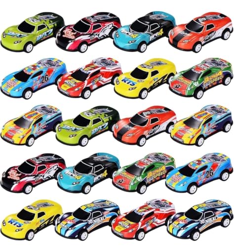 Image of 2 Unbreakable Racing Mini Diecast Car Models Set for Kids Pull Back Vehicles Metal Alloy Car Play Set for Kids, Unique Toys, Best Birthday Gift, Diwali Gift, Khilona for Boys