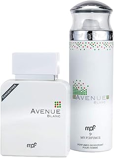 Avenue Blanc Perfume Gift Set For Men, Eau De Parfum, 100 ml + Deodorant, 200