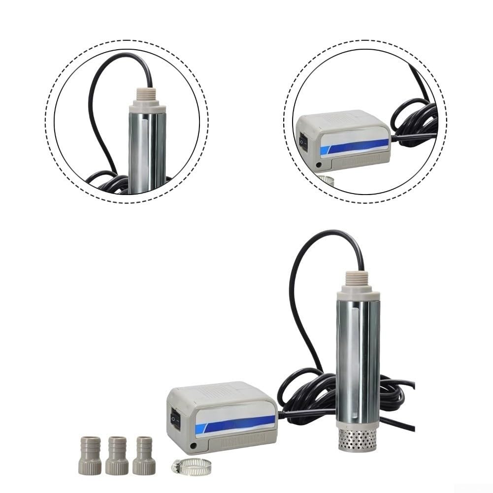 Bomba de aceite eléctrica de 21 V, aluminio, 3,8 cm, flujo rápido (50