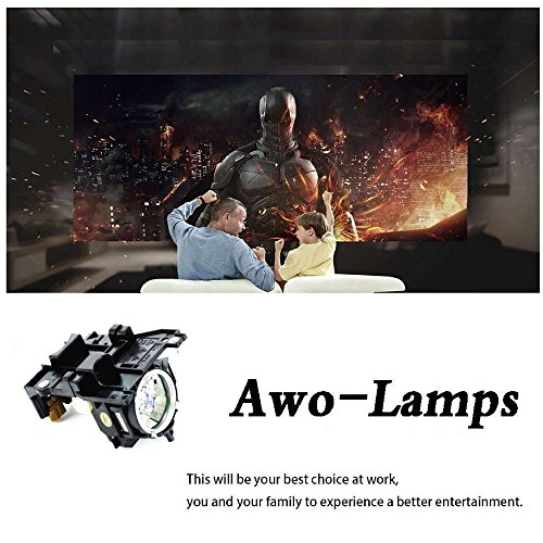 Lámpara de repuesto compatible AWO DT00841 para proyectores HITACHI miniatura 4