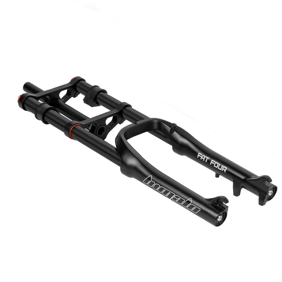 Rower s 20 * 4,0 gruby przedni widelec downhill air podwójne ramię podróż 120 mm ręczne dopasowanie rowery górskie / śnieżne/plażowe (czarny)