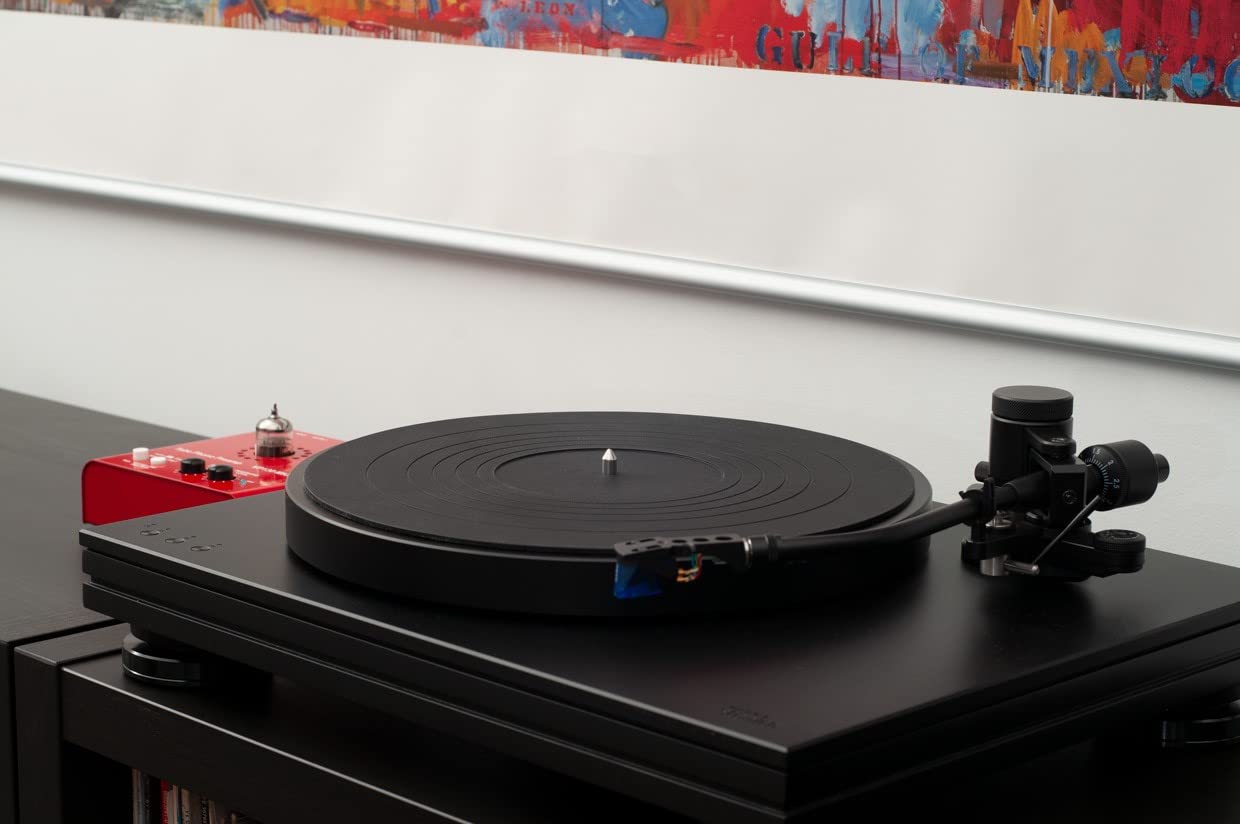 Music Hall Stealth 3-Speed Direct-Drive Audiophile Turntable with a Unique Multi-Layer Plinth Design | Pre-Mounted Ortofon 2M Blue Cartridge | 9" S-Shape Tonearm w/Detachable Headshell | - Image 9