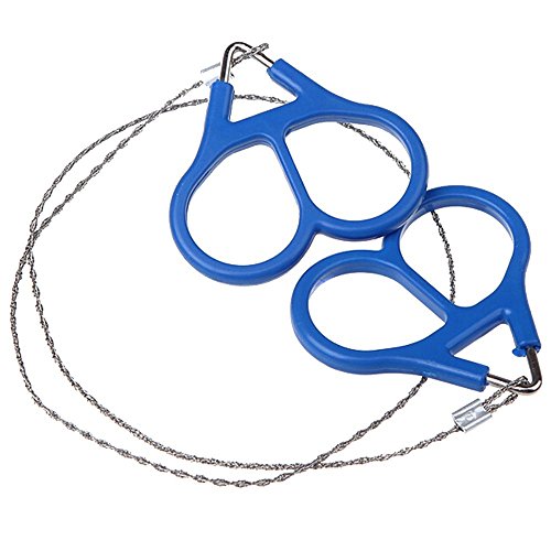 Science Purchase Mini Stainless Steel Wire Saw Emergency Camping Hunting Survival Tool Chain - Thumbnail 2