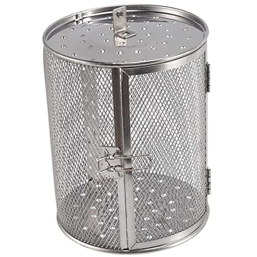 Stainless Steel Rotisserie Roast Basket 14x18cm