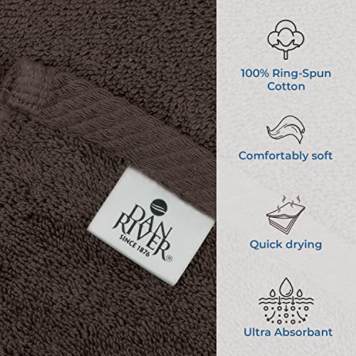 Dan River 100% Cotton Luxury Oversized Bath Towel 40”X80” Clearance Pack Of 1 – 600 Gsm Highly Absorbent & Quick Dry Extra-Large Bath Sheet For Bathroom, Hotel, Spa, Beach, Pool, Gym In Brown #TOP2