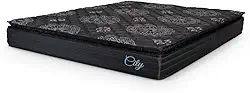 Colchão Casal Queen Molas Ensacadas City Pillow Top 158x198x23cm Preto