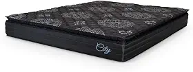 Colchão Casal Molas Ensacadas City Pillow Top 138x188x23cm Preto