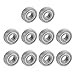 Antrader Deep Groove Ball Bearings Metal Shielded 6000Z Precision Bearings 10 x 26 x 8mm Silver Tone Pack of 10