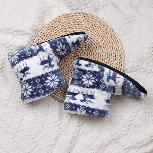 IMIKEYA calzini pantofole natalizi stivali con