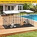 XiaZ Guinea Pig Cages,32 Panels Small Animal Playpen with Waterproof PVC Mat and Top 47.2