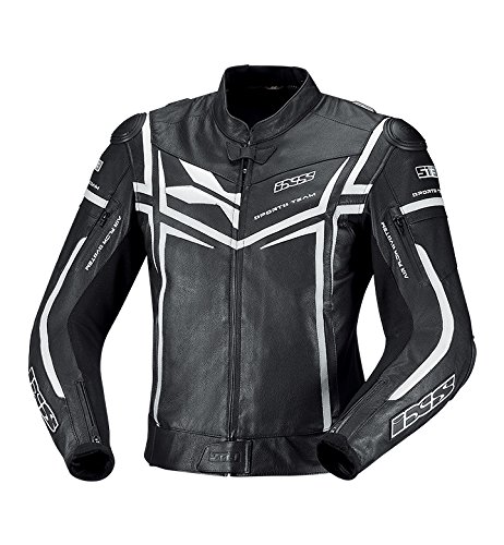 Ixs Mens Sting Jacket Black White Size Us 46 Size Desertcart INDIA