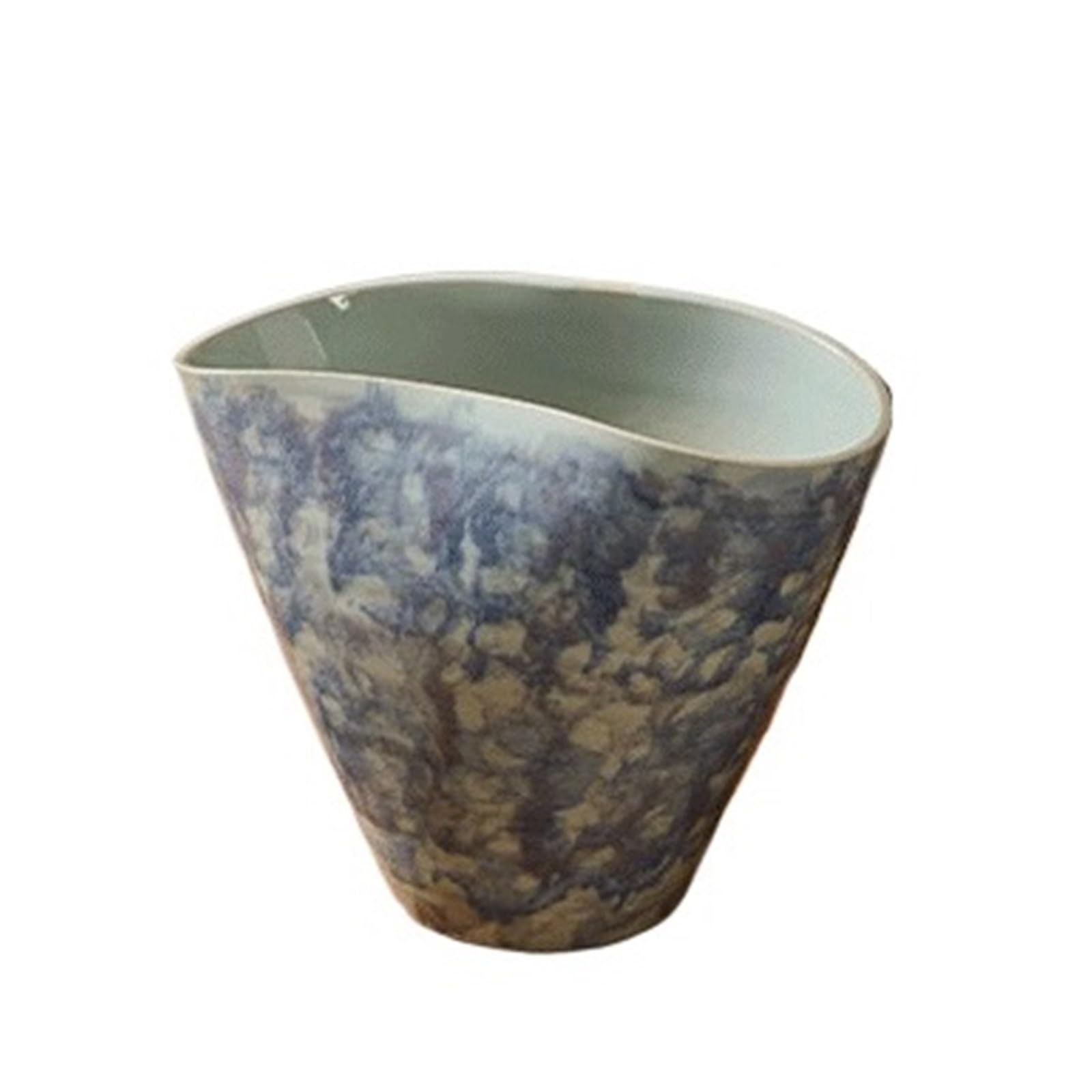 Mq5rB8u1 Ceramic Planters: With Their Unique Designs, They Perfectly Blend Artistic Flair With A Vintage Aesthetic.(Blue)