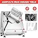 Commercial Pizza Dough Roller Sheeter, Max 12 in, Garvee Automatic 370W Electric Pizza Dough Roller, Stainless Steel, Suitable for Noodle, Pizza Bread and Pasta Maker Equipment