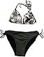 Haute pression Damen Hawai Maillot de Bain 2 Pièces Menstruel Femme Zweiteiliger Badeanzug, grün, 40-46