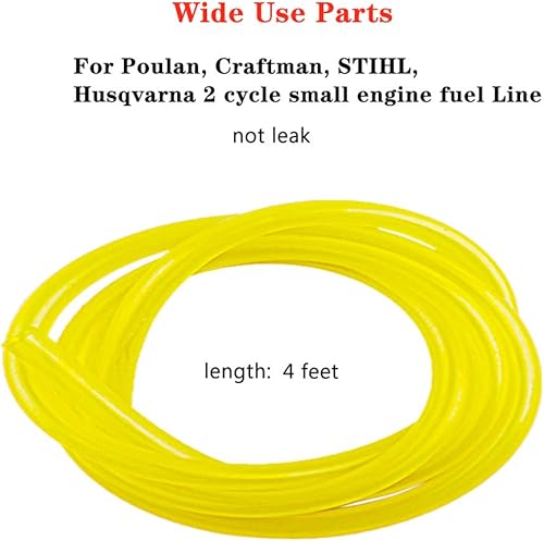 Miniatura 8 de Tubo de manguera de línea de combustible de 4 tamaños de 2 pies de largo, diámetro interior x diámetro exterior 332 pulgadas x 316 pulgadas 18