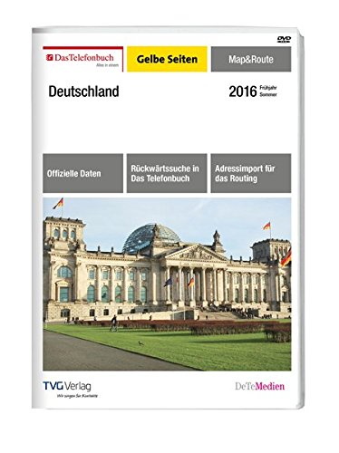 Preisvergleich Produktbild Das Telefonbuch Gelbe Seiten Map&Route Frühjahr / Sommer 2016