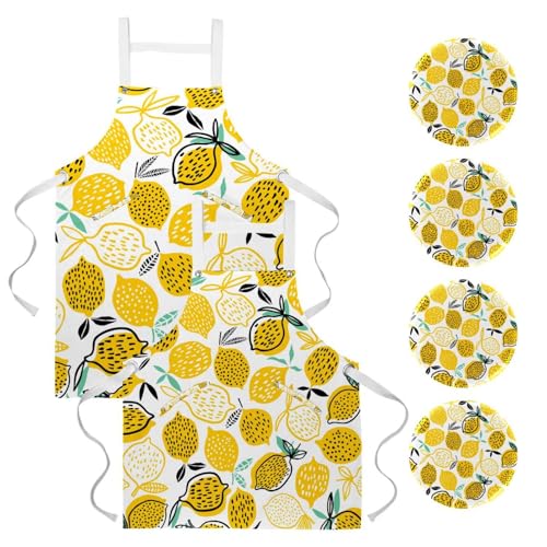 Tablier de cuisine anti-taches lot de 2 pour éviter les éclaboussures